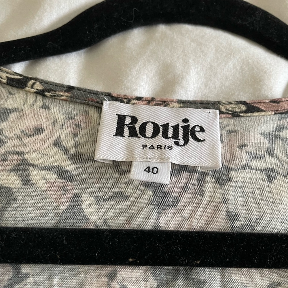 Rouje Floral Long Sleeve Mini Dress - Picture 3 of 4